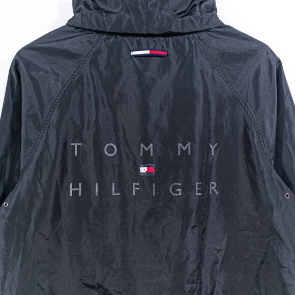 Tommy Hilfiger Flag Pullover Windbreaker Jacket Small VTG Y2K Streetwear Skater - Picture 10 of 16